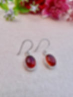 Genuine Baltic Amber Sterling Silver Earrings,Ireland, Everyday earrings, gift ideas, handmade,fast delivery