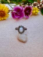 Blue Opal Marcasite Halo Sterling Silver Ring,Jewellery, Birthday gifts, ireland, fast delivery