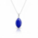 Handmade Oval Lapis Lazuli Sterling Silver Necklace,Ireland, Fast delivery, great as gift