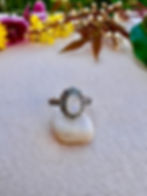 Rainbow Moonstone Sterling Silver Marcasite Ring,Jewellery, gifts, Ireland, fast delivery