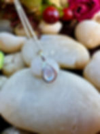 Dainty Moonstone Sterling Silver Necklace